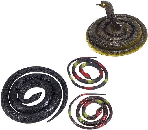 Realistic Rubber Snakes Long Fake Snake, Pranks Toy Snakes
